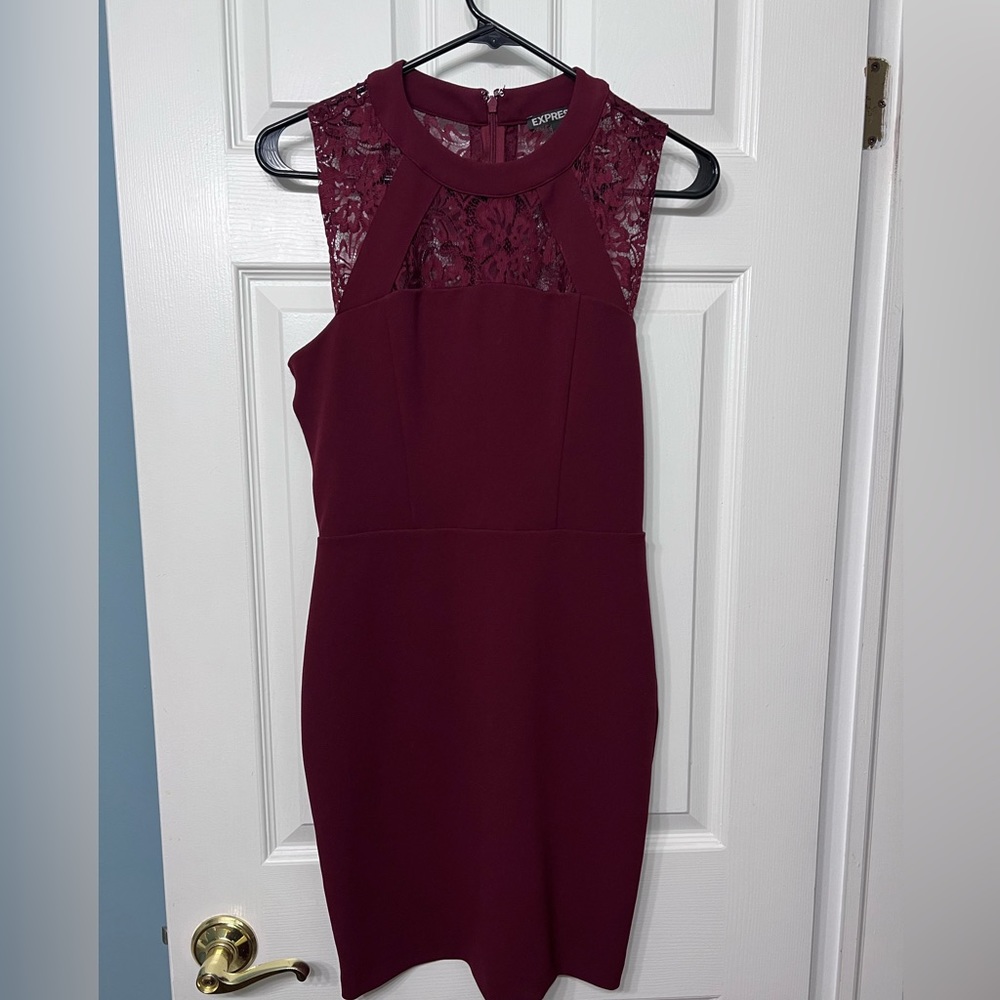 Maroon dress